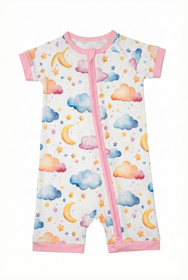 CudlCozy Short PJ - 3-6 months / Sweet Sunshine