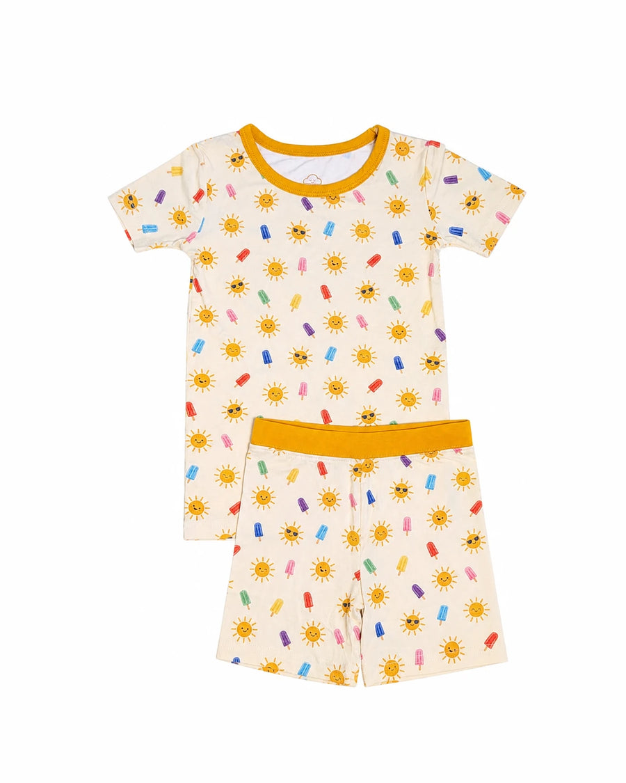 Short Two-piece bamboo-viscose pajama set