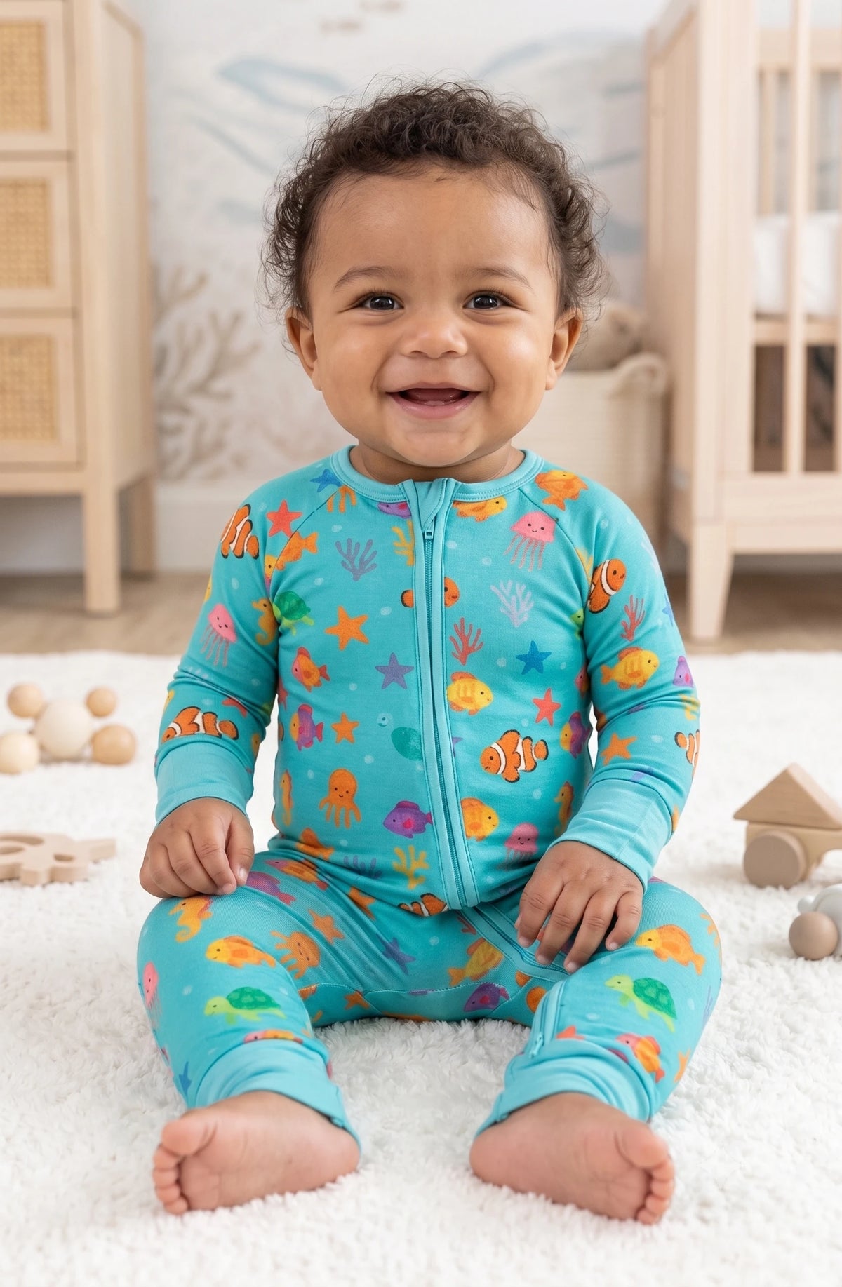 CudlCozy Zip — 0-3 months / Under The Sea